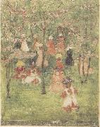 Maurice Prendergast Spring in Franklin Park oil painting reproduction